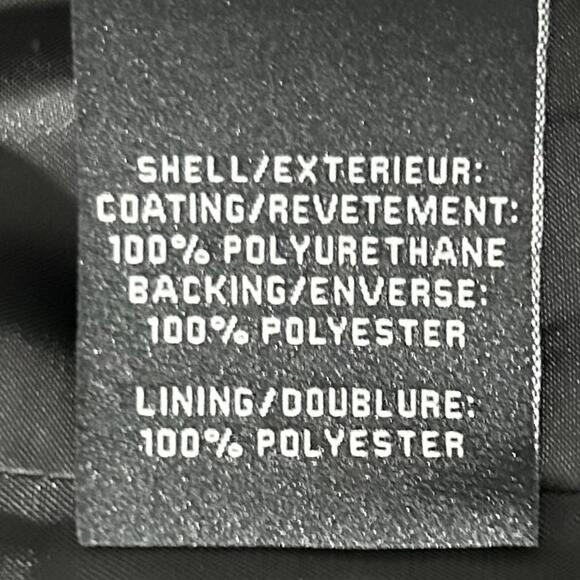 7 FOR ALL MANKIND® Womens XS Black Vegan Leather Blazer Jacket w/ Gold Buttons - Picture 9 of 9